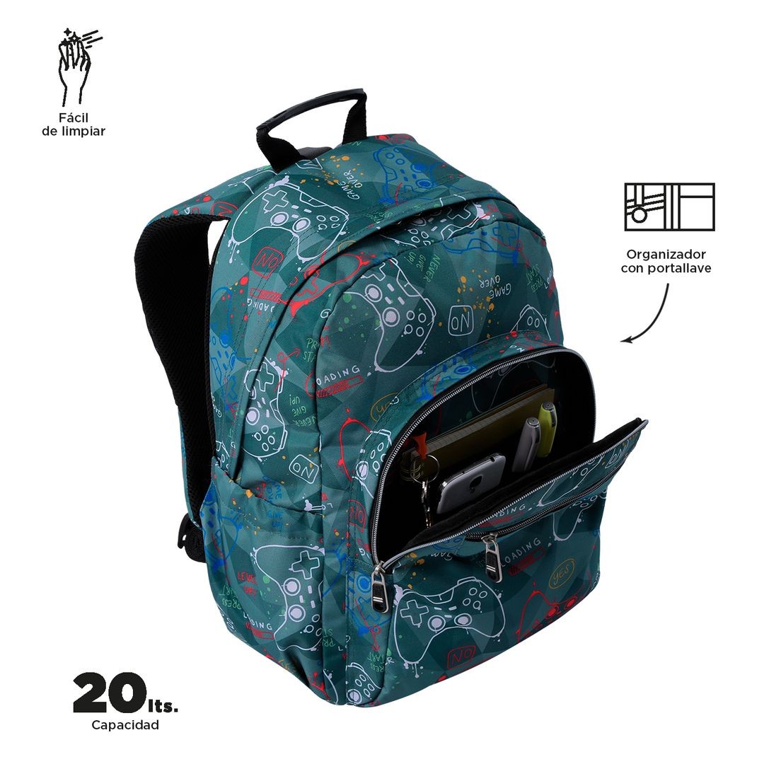 TOTTO School backpack - Acuareles 5DR Sticks
