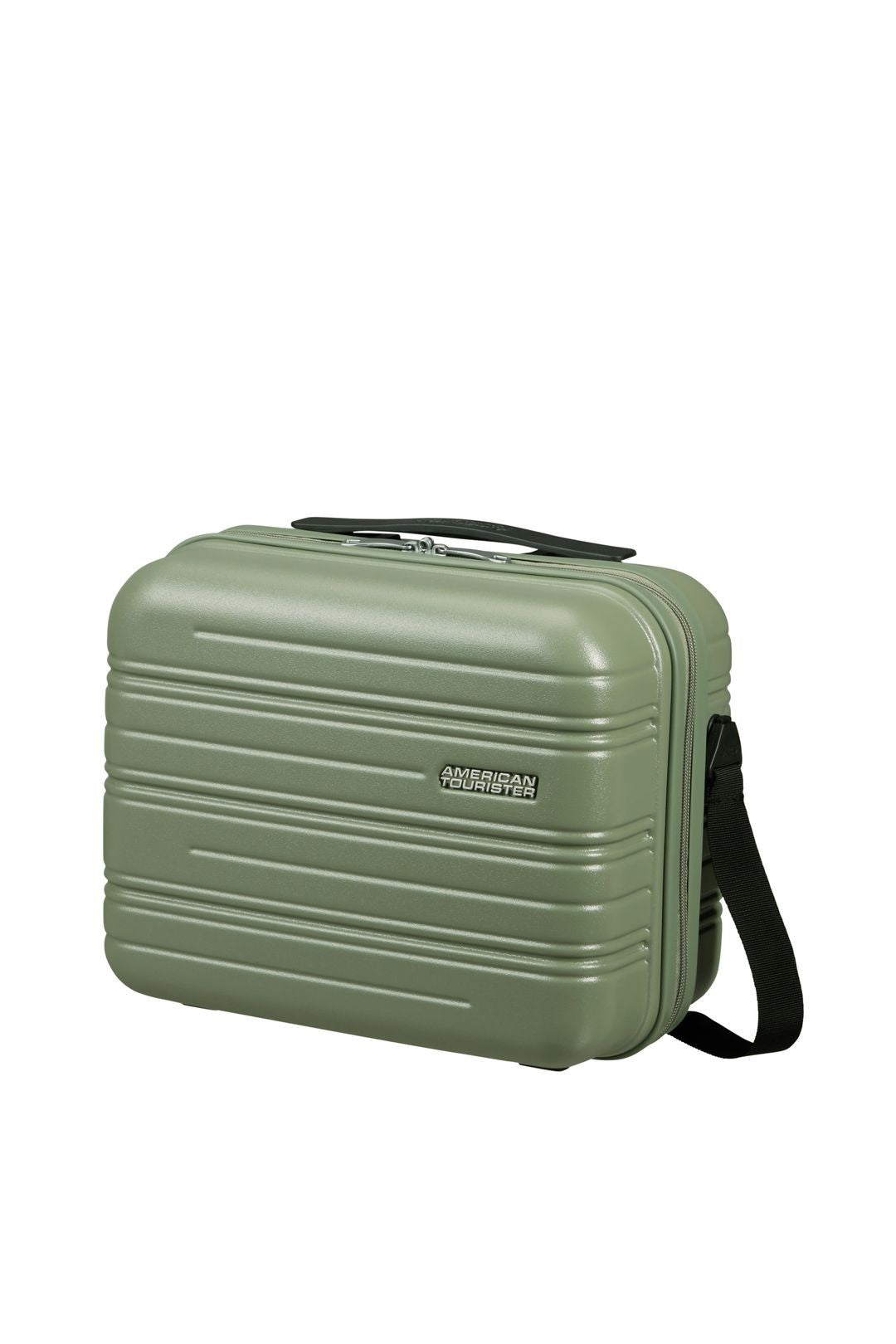 AMERICAN TOURISTER SET DI Valigia da cabina e NECESER RIGIDO HIGH TURN GRIGIO