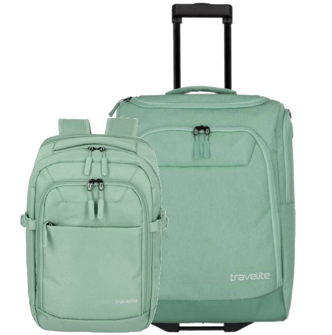 PACK TRAVELITE TROLLEY CABIN 55CM + Backpack KICK OFF