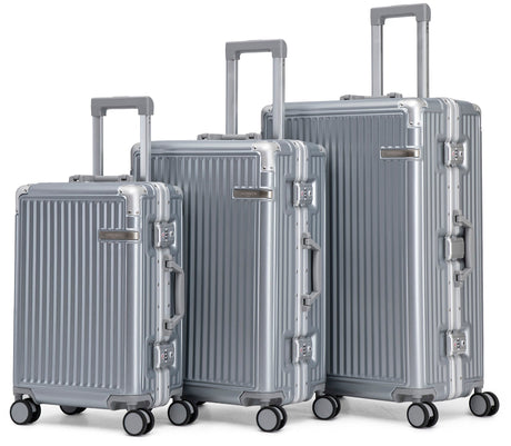 GREENWICH set de maletas ALUMINIO frame SEATTLE