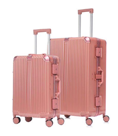 GREENWICH set de maleta pequeña 56cm + maleta grande 78cm ALUMINIO FRAME DOHA