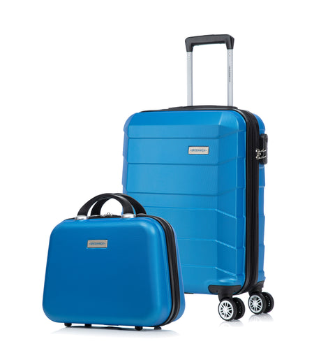 Juego de Maleta Pequeña Extensible y Neceser BUDAPEST de Greenwich