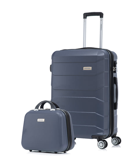 Juego de Maleta Mediana Extensible y Neceser BUDAPEST de Greenwich