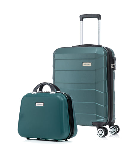 Juego de Maleta Pequeña Extensible y Neceser BUDAPEST de Greenwich