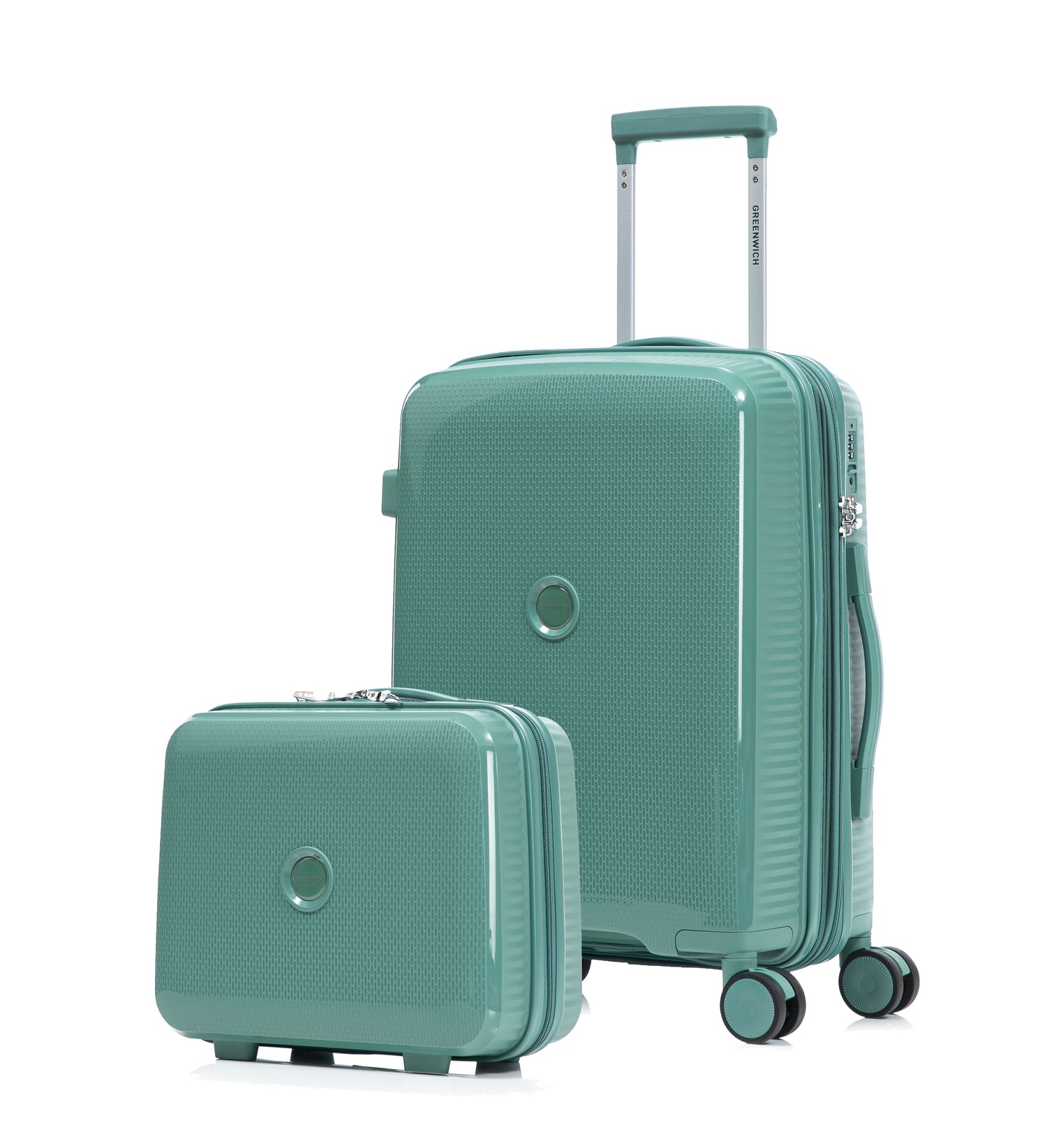 GREENWICH Valigia da cabina con extensible + neceser ARUBA