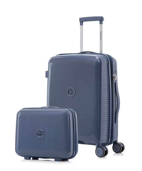 GREENWICH Valigia da cabina con extensible + neceser ARUBA