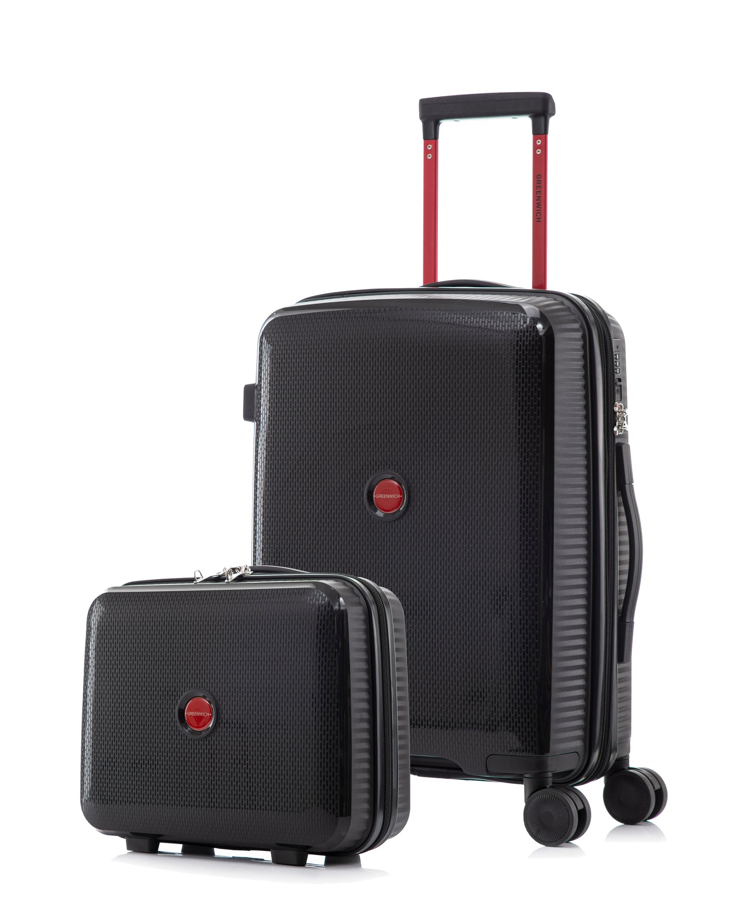 GREENWICH Valigia da cabina con extensible + neceser ARUBA