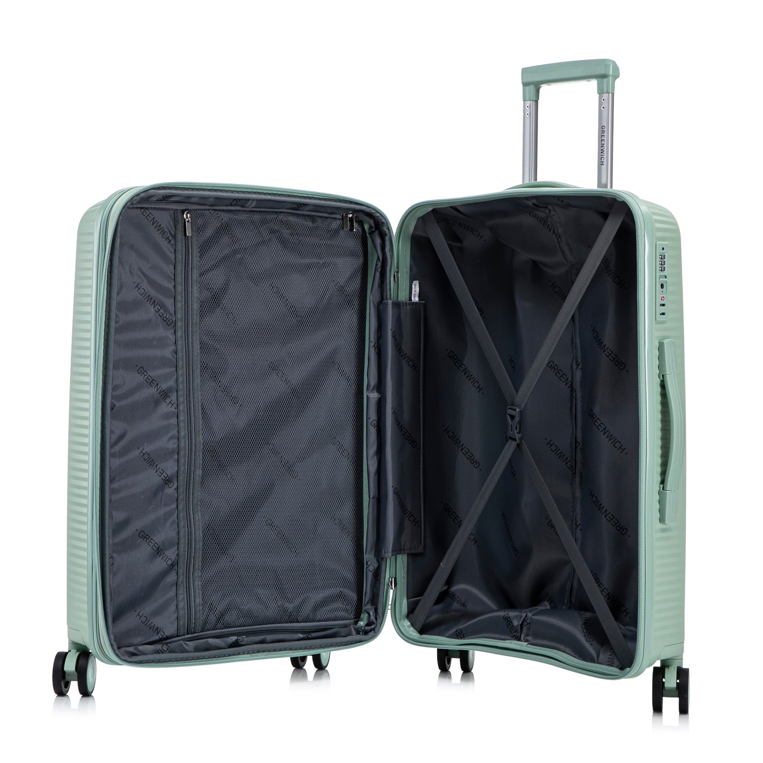 GREENWICH Cabin suitcase WITH EXTENSIBLE ARUBA 55CM