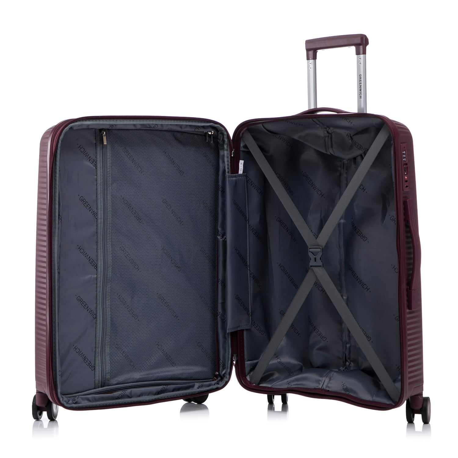 GREENWICH Valise cabine avec extensible + neceser ARUBA