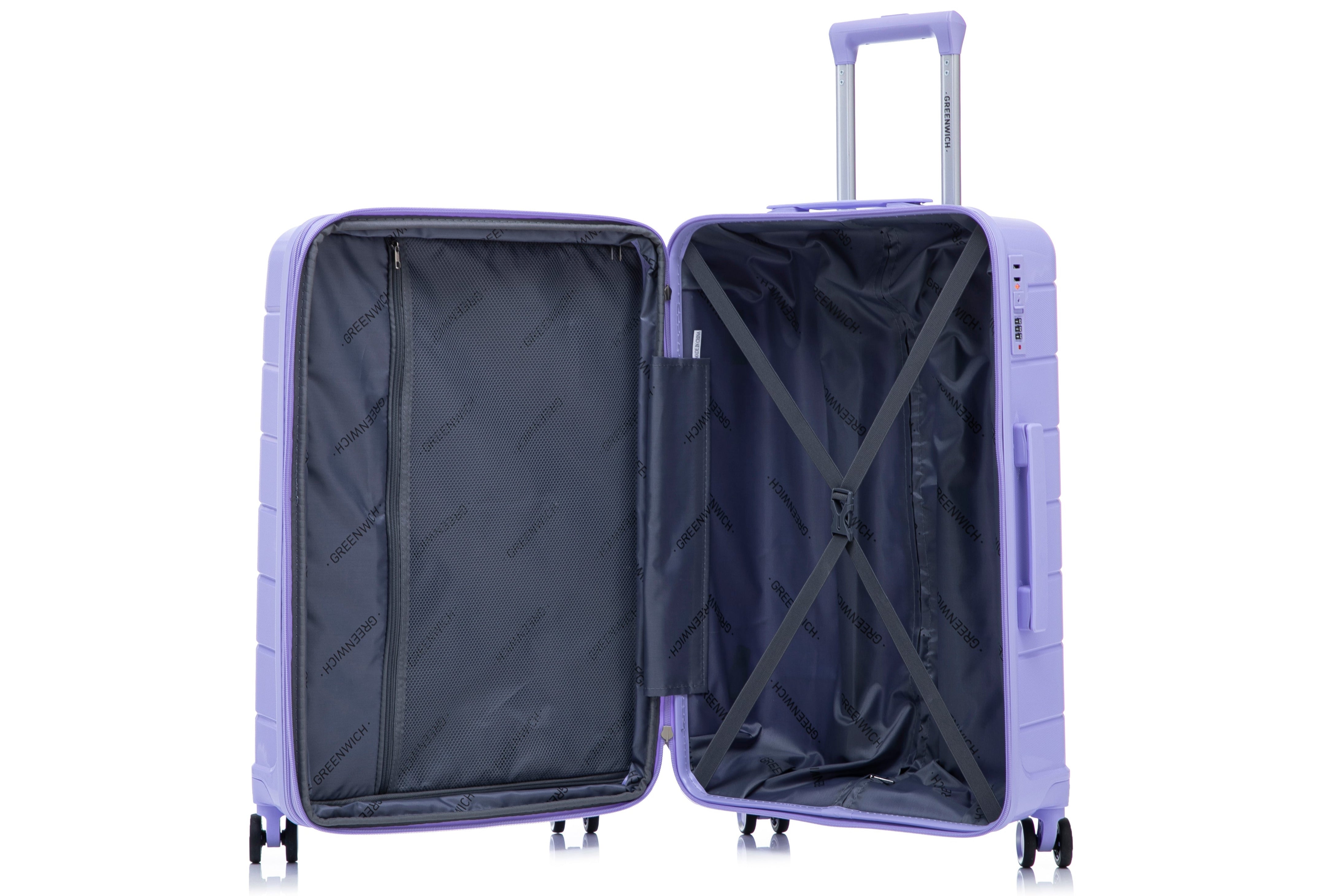 GREENWICH maleta mediana 66,5cm extensible OPORTO – Maletas Greenwich