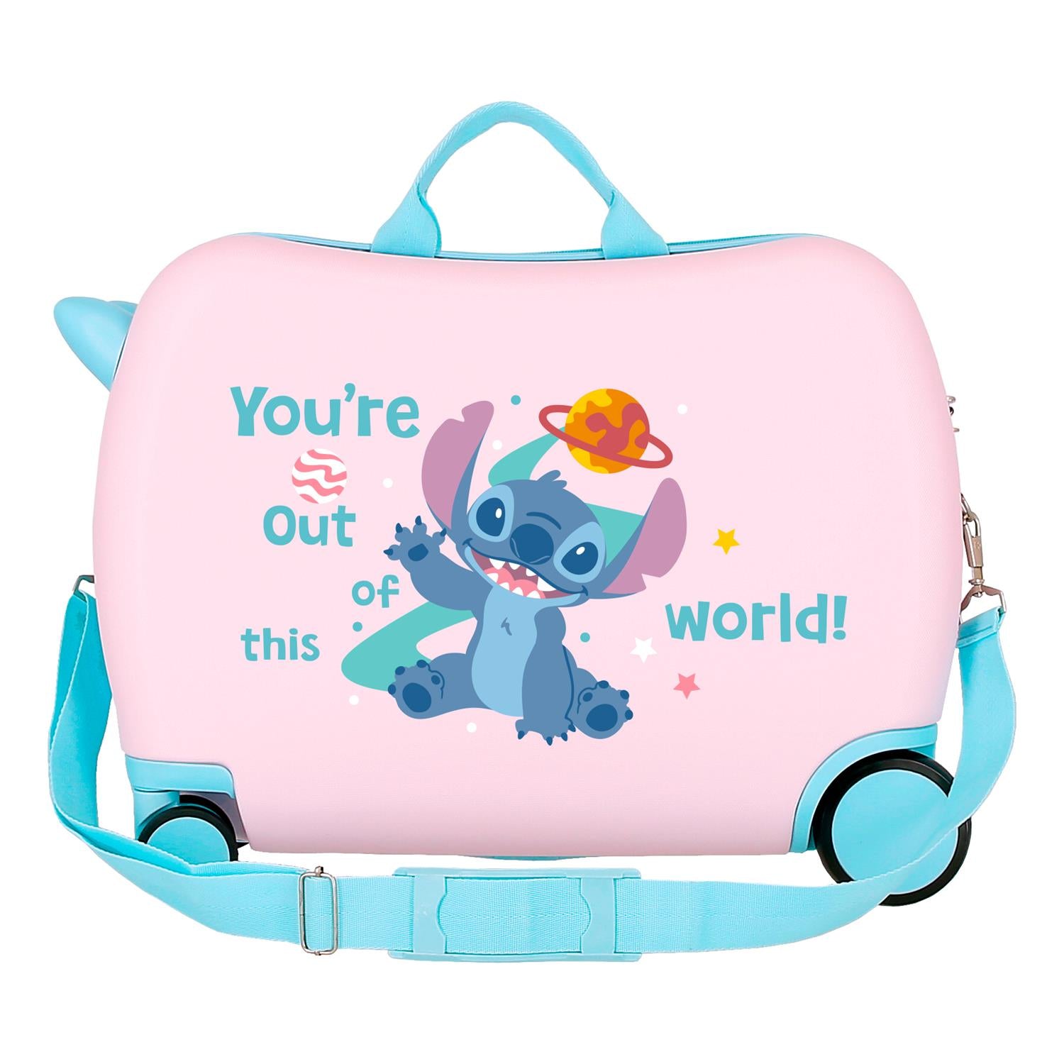 Maleta infantil Stitch Out of this world 4 ruedas multidireccionales