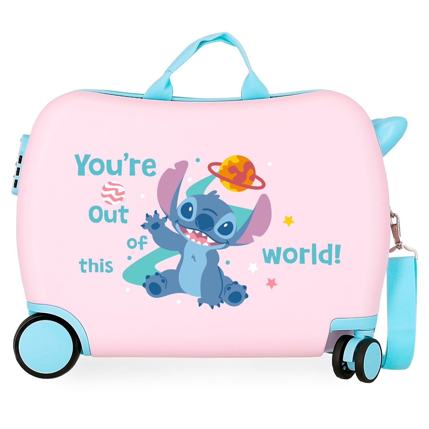 Maleta infantil Stitch Out of this world 4 ruedas multidireccionales