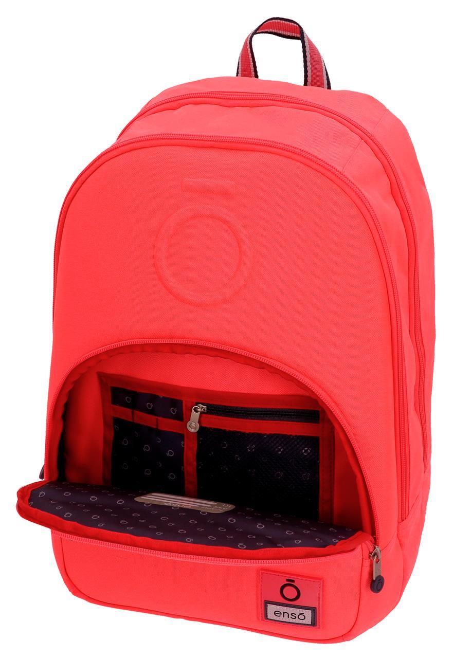9242463 Backpack 46cm 2c. ENSO Basic Coral
