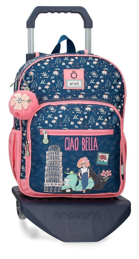 95724T1 Adapt Backpack. C/car 38cm.ENSO CIAO BELLA