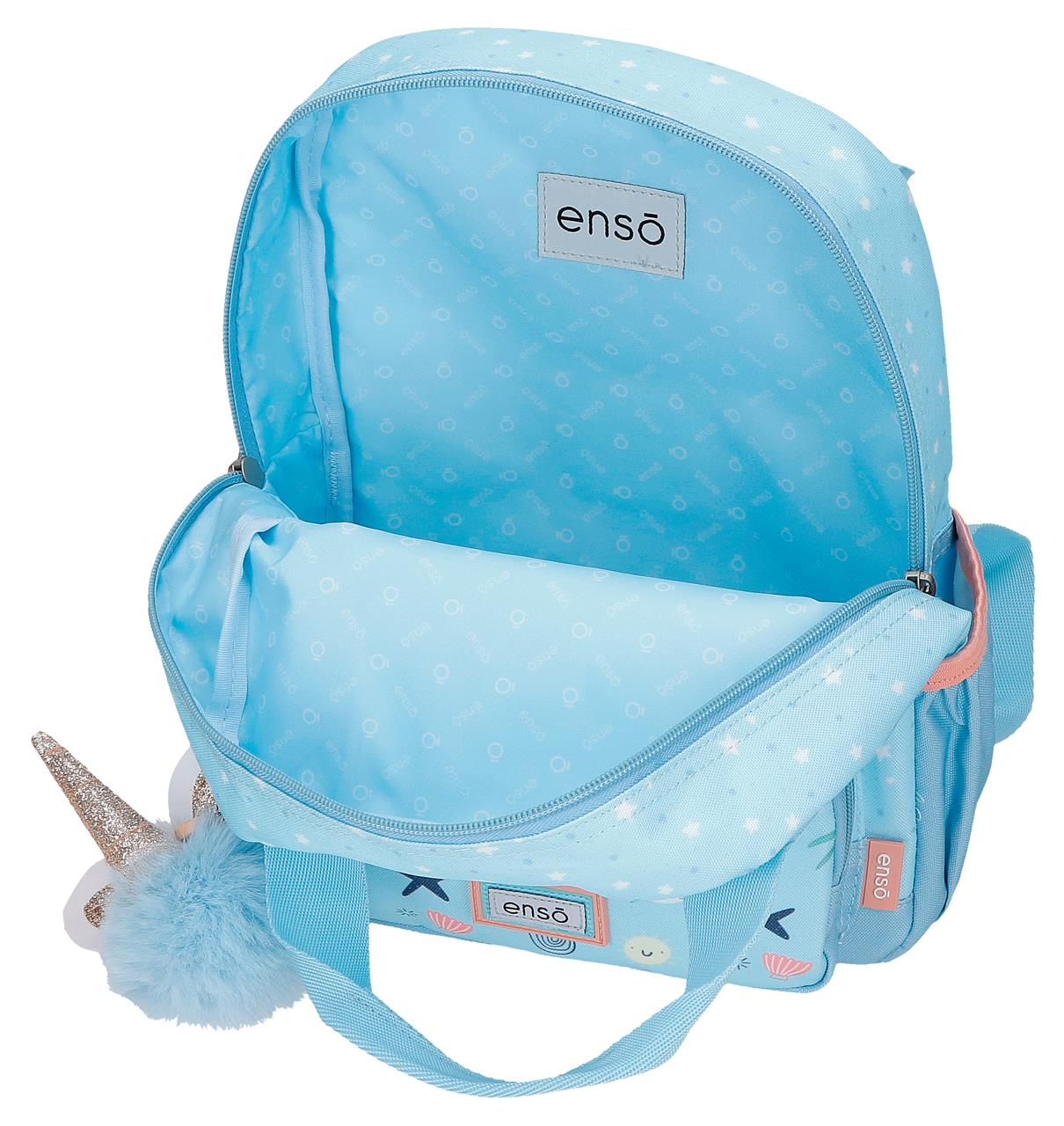 96322T2 Adapte a mochila. 28cm. C/carro. ENSO Magic Summer Blue