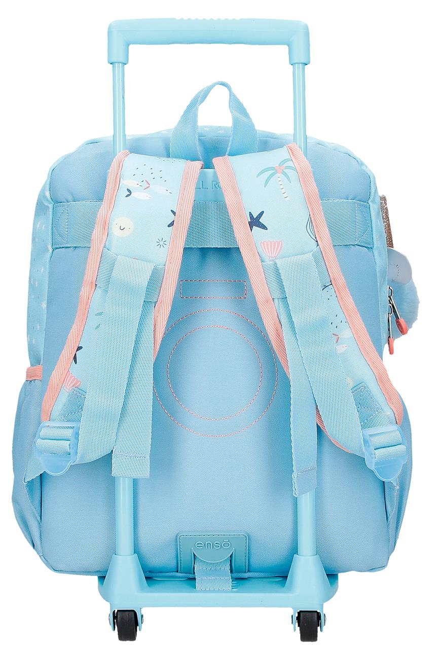 96323T2 Adapte a mochila. 32cm. C/carro. ENSO Magic Summer Blue