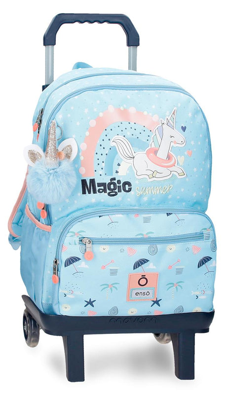 96327T2 MOCHILA ADAP.44CM.C/CARRO ENSO MAGIC SUMMER AZUL