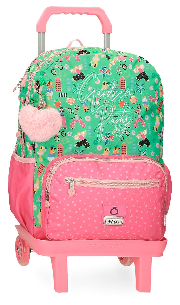 96626T1 Adapte a mochila. 42cm.2c c/carro ENSO GARDEN PARTY