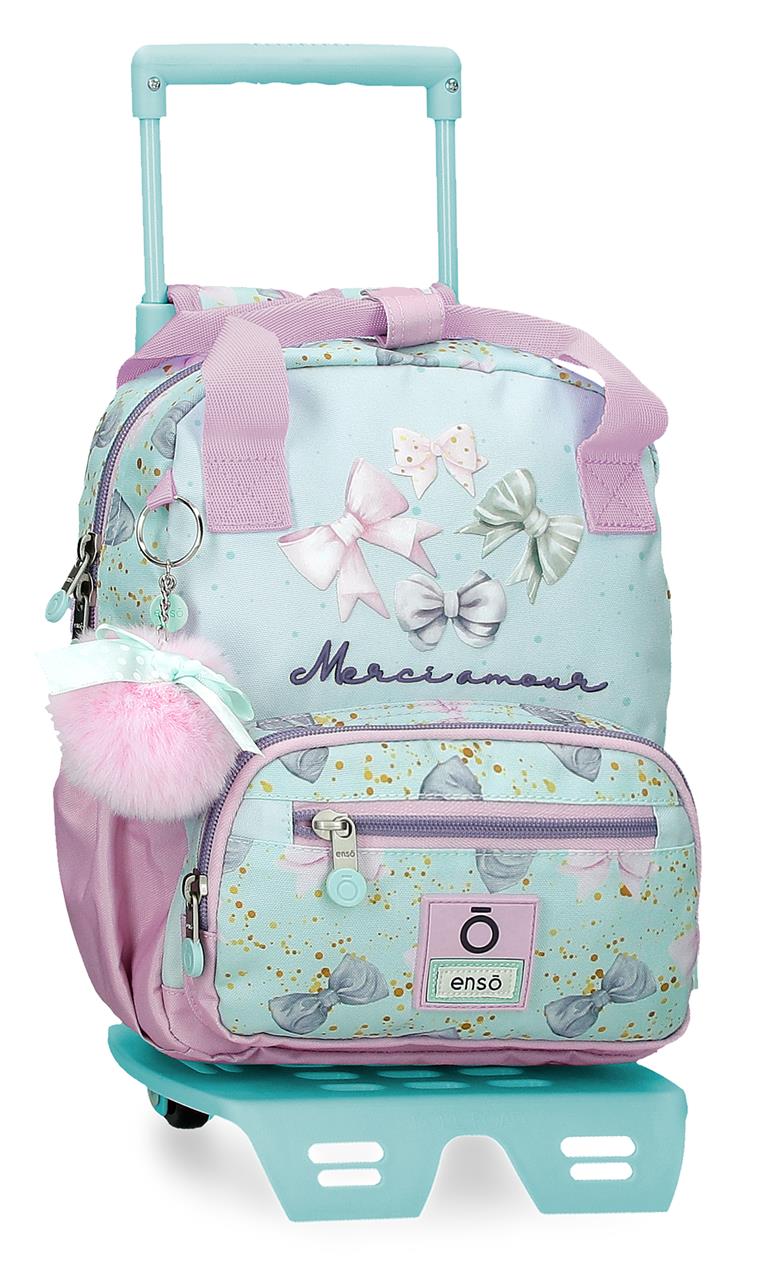 97622T1 ADAP BACKPACK. 28CM. C/CARRO. ENSO MERCI AMOUR