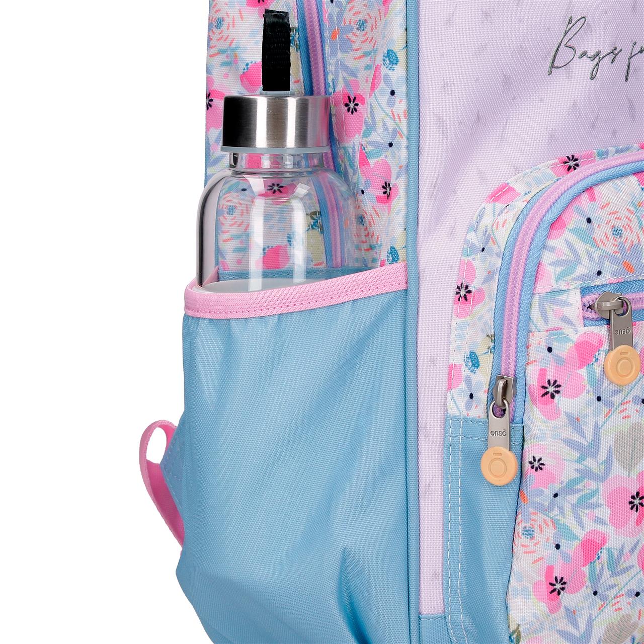 Backpack 9772721 da 44 cm. ENSO Pieno di fiori