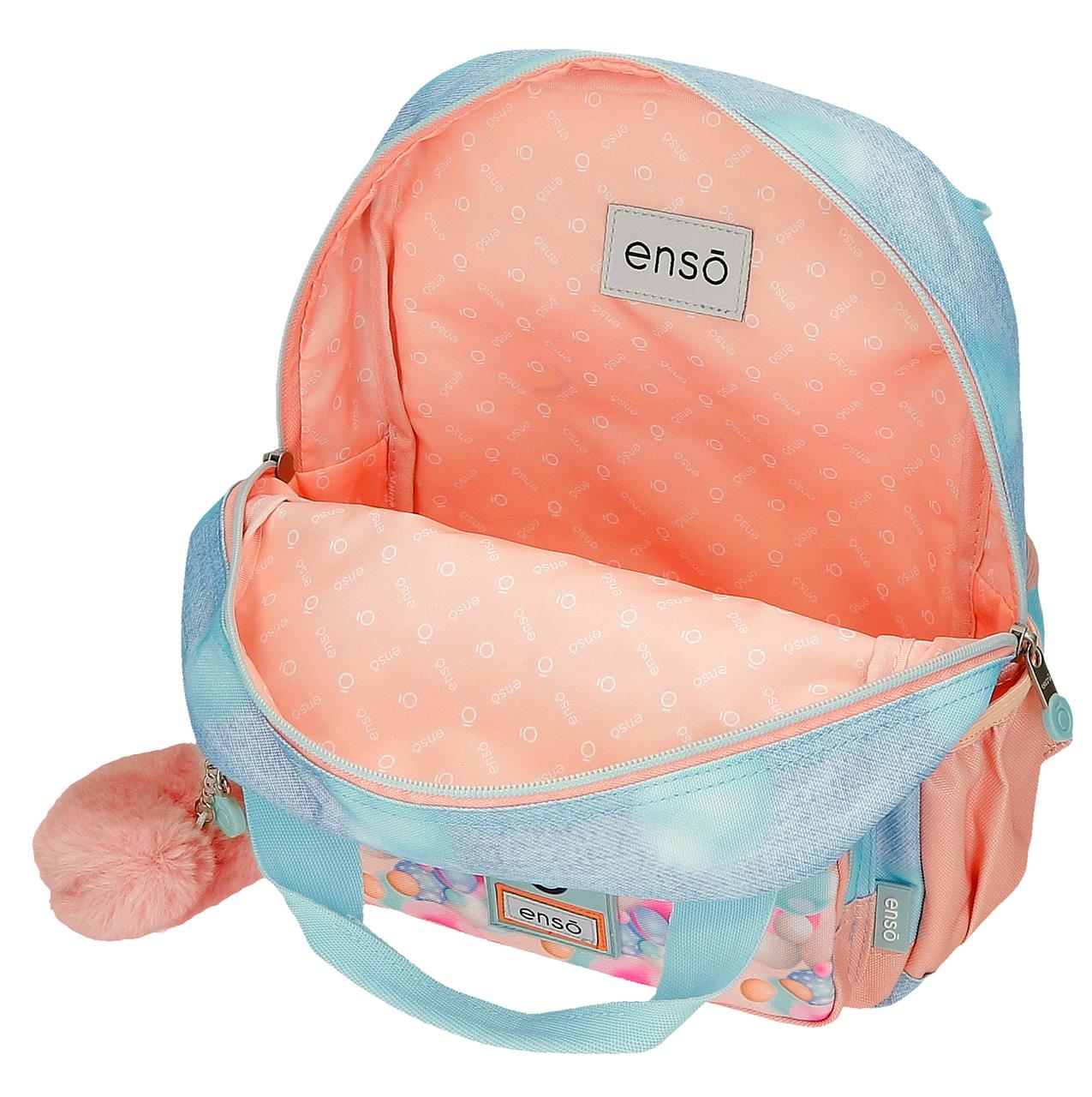 97822T1 MOCHILA ADAP. 28CM. C/CARRO. ENSO BUBBLES