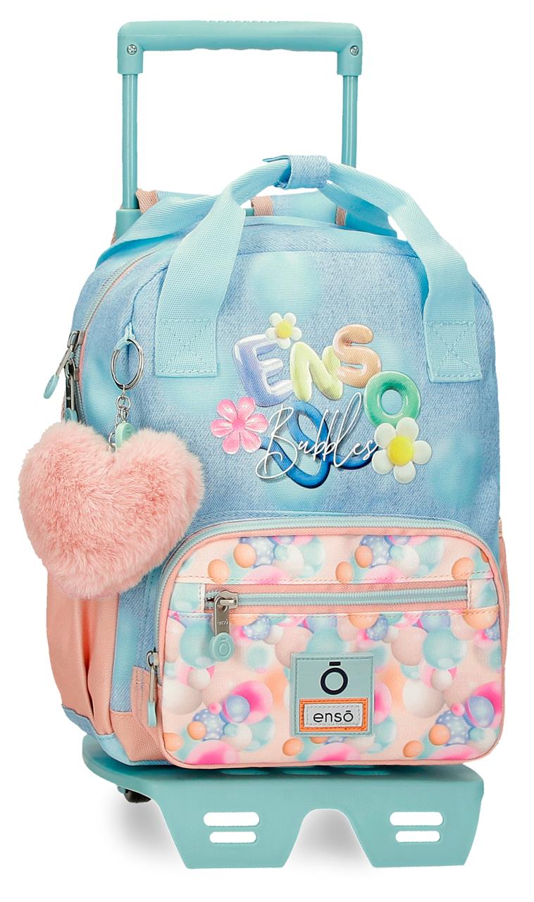 97822T1 MOCHILA ADAP. 28CM. C/CARRO. ENSO BUBBLES