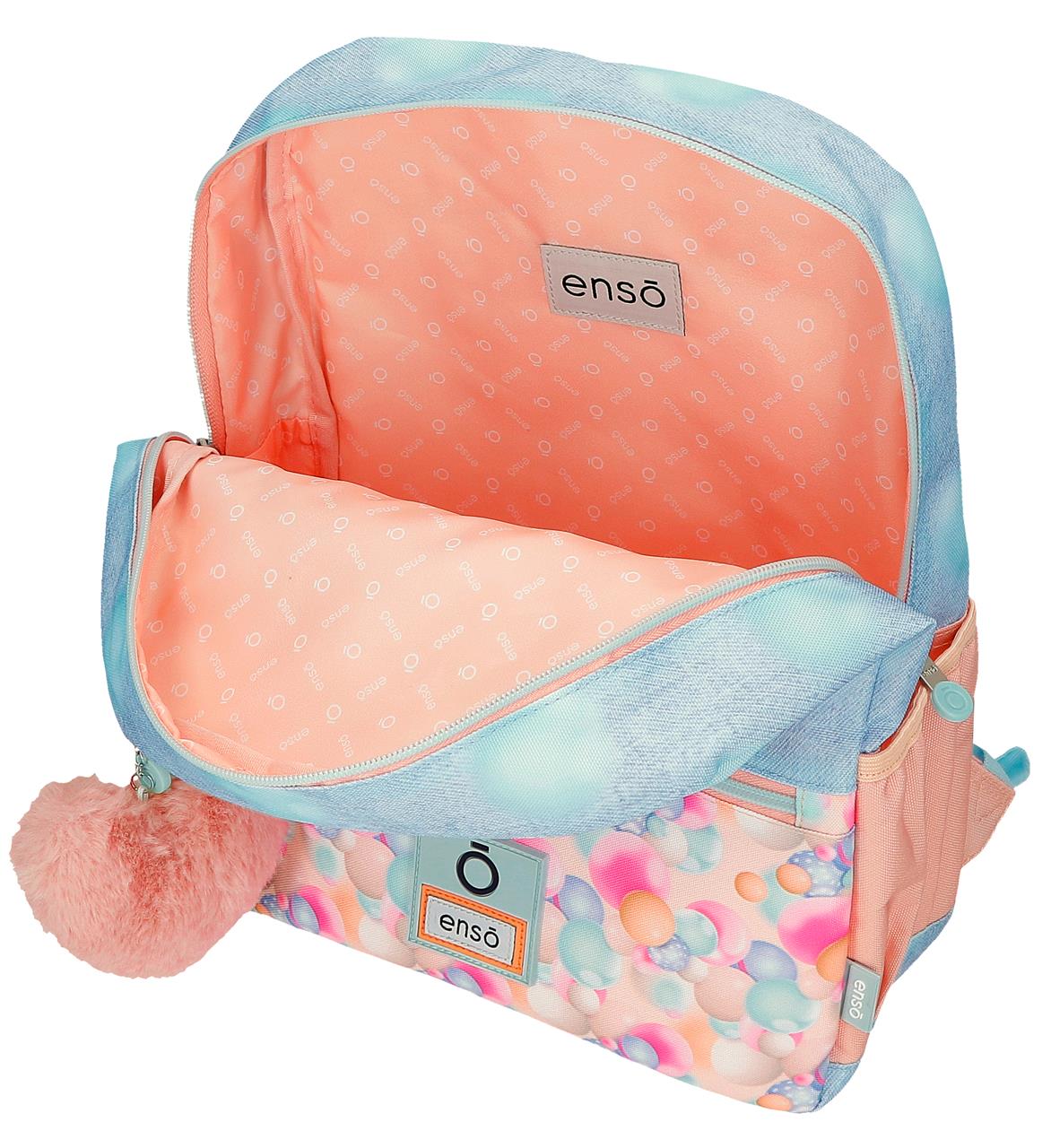 97823T1 MOCHILA ADAP. 32CM. C/CARRO. ENSO BUBBLES