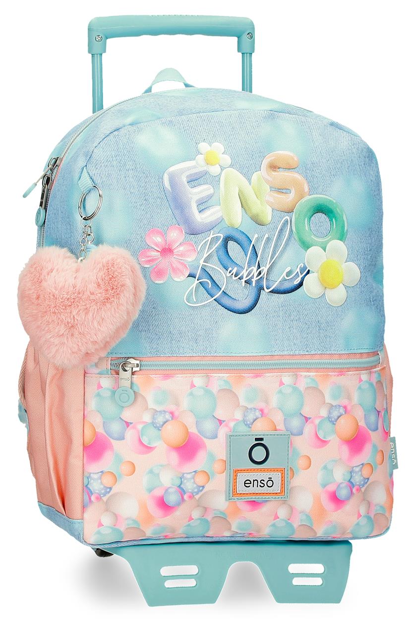 97823T1 MOCHILA ADAP. 32CM. C/CARRO. ENSO BUBBLES
