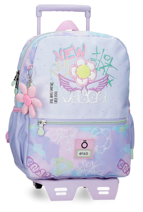 97923T1 MOCHILA ADAP. 32CM. C/CARRO. ENSO NEW VIBES