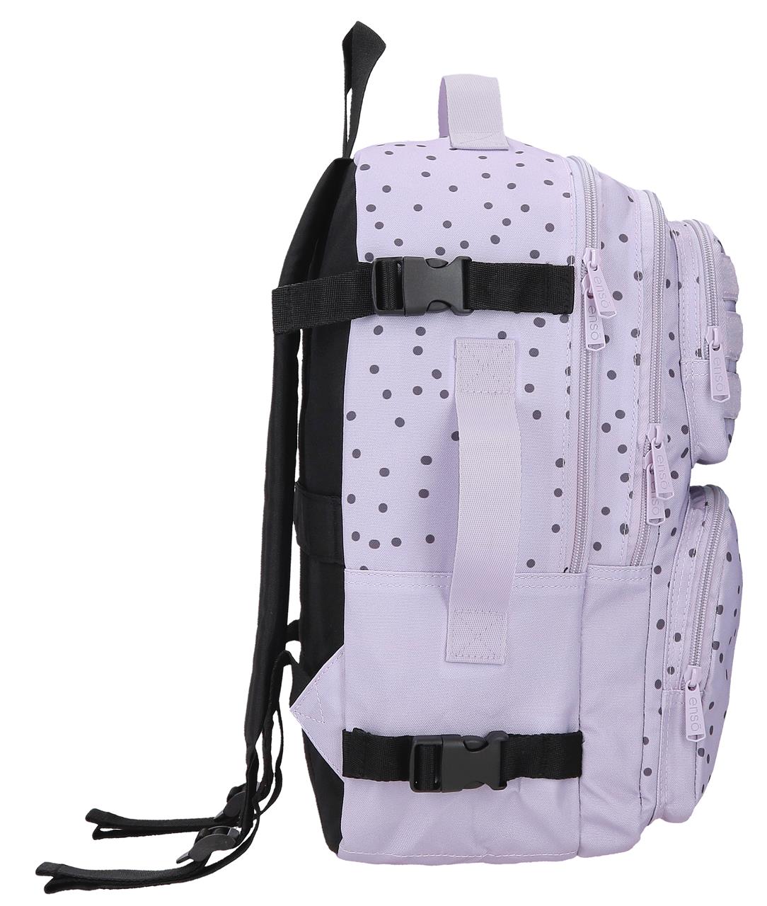9872621 40 cm Rucksack. ENSO Fleur Punkte
