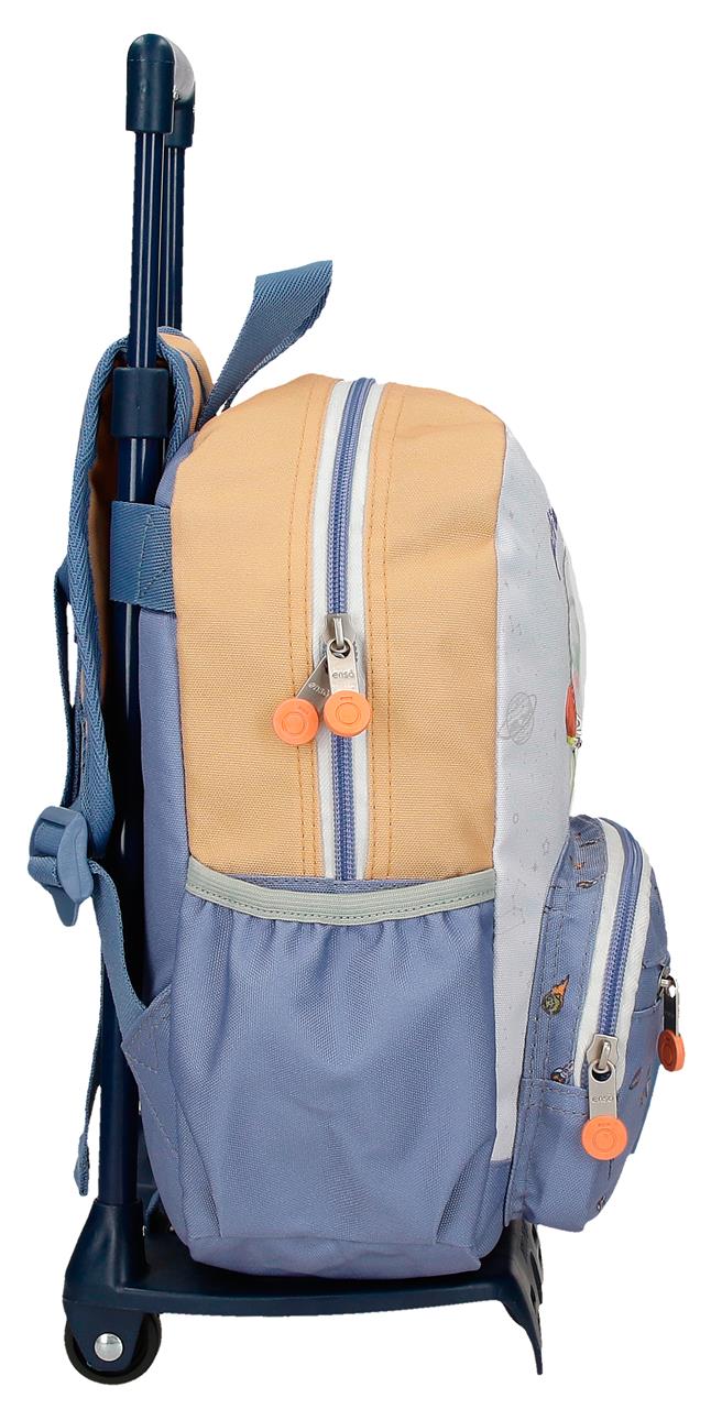 98822V1 MOCHILA ADAP. 28CM. C/CARRO. ENSO ALIEN SPACE