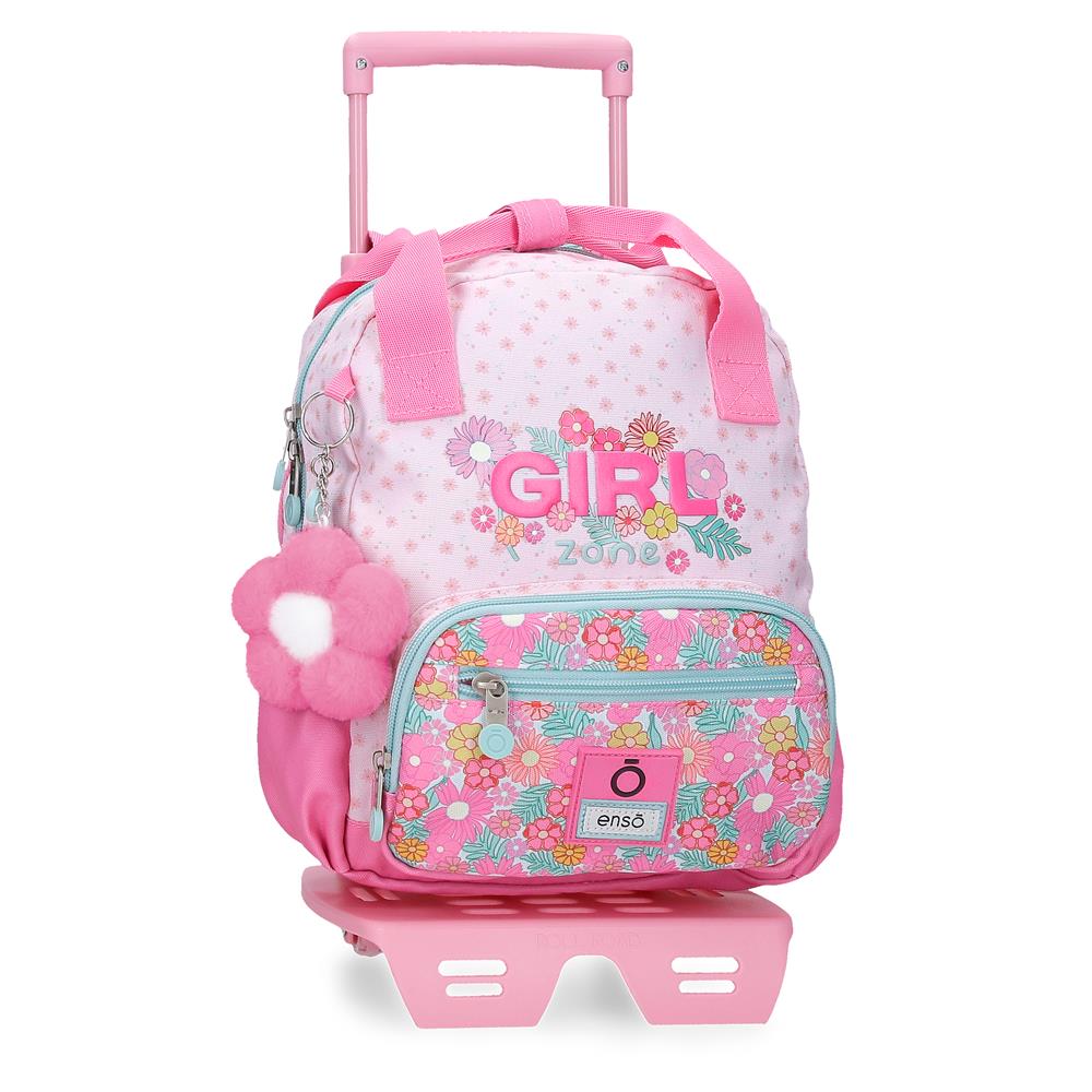 99321T1 ADAP-RUCKSACK. 28CM. C/CARRO. ENSO MÄDCHENZONE