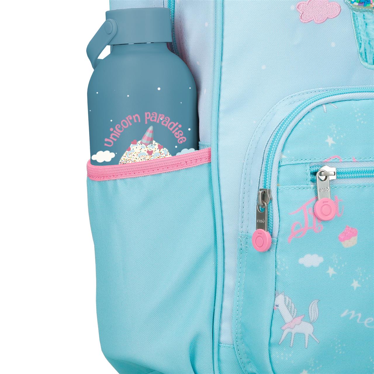 99423T1 ADAP-RUCKSACK. 38CM. C/CARRO. ENSO EINHORN PARADISE