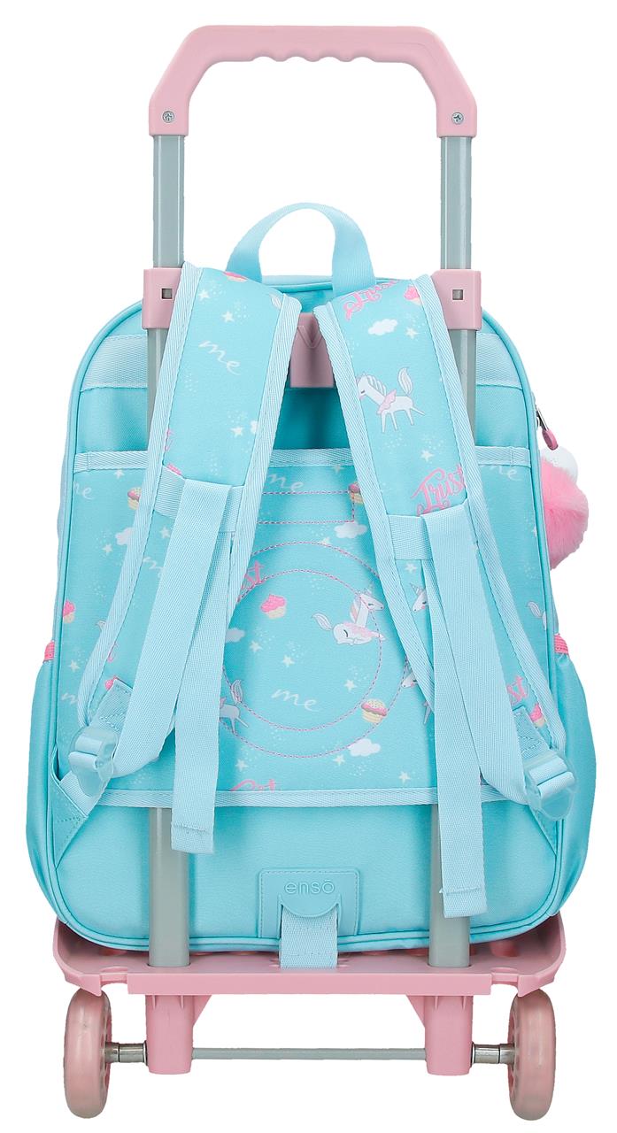 99423T1 ADAP-RUCKSACK. 38CM. C/CARRO. ENSO EINHORN PARADISE