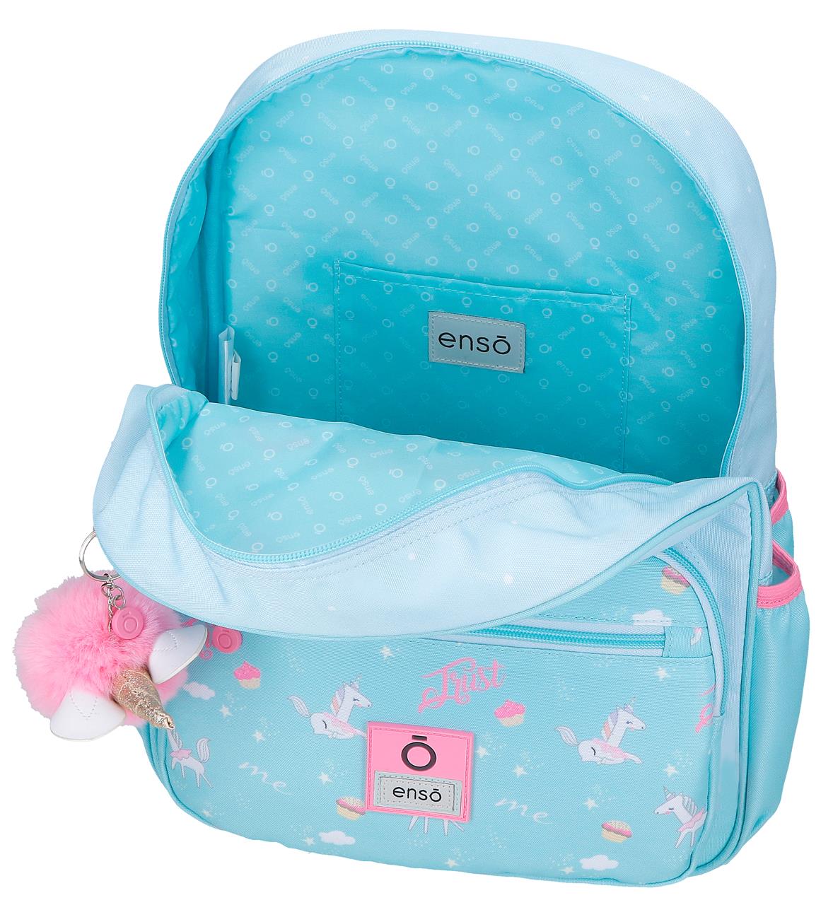 99423T1 ADAP-RUCKSACK. 38CM. C/CARRO. ENSO EINHORN PARADISE