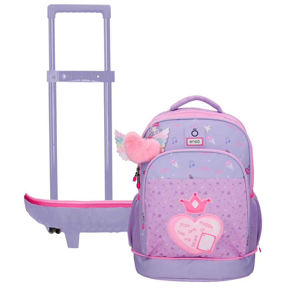 9952921 BACKPACK COMPACT DESM. 2R. ENSO QUEEN OF HEARTS