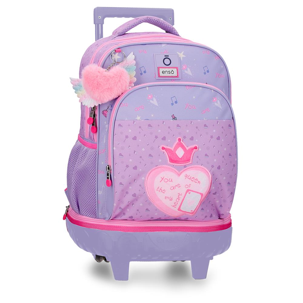9952921 BACKPACK COMPACT DESM. 2R. ENSO QUEEN OF HEARTS