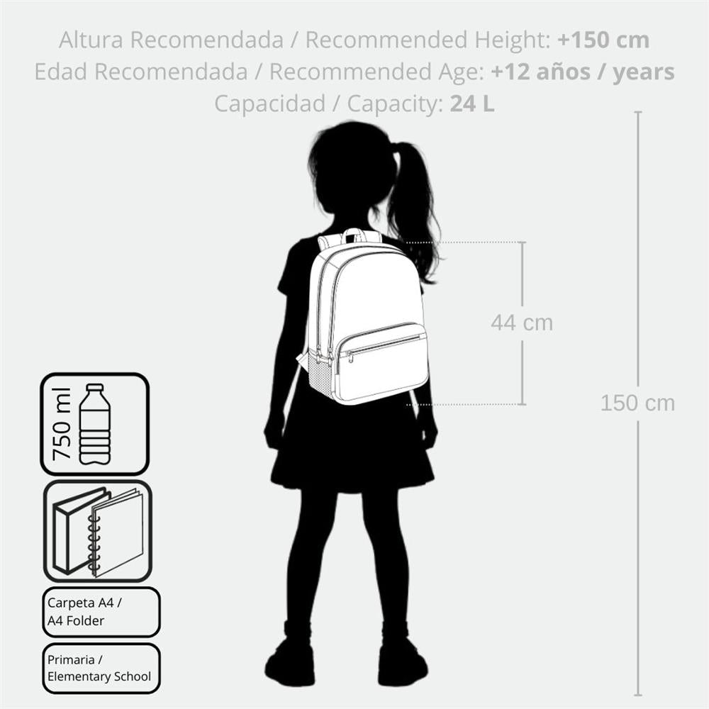 99726T1 ADAP-RUCKSACK. 44CM 2C. C/CARRO. ENSO HAPPINESS