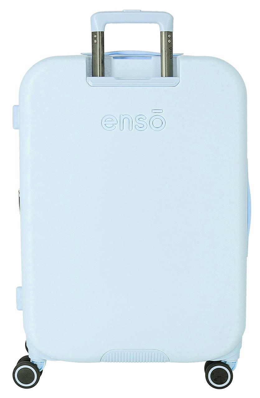 9529221 TROLLEY ABS 70 cm. 4r. ENSO Bonjour turquoise