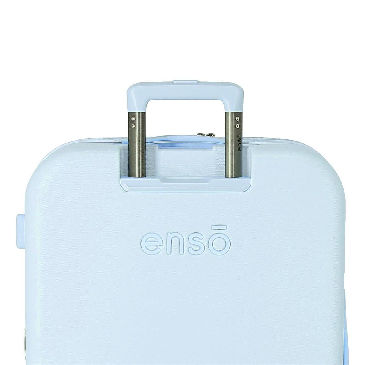 9529221 TROLLEY ABS 70 cm. 4r. ENSO Bonjour turquoise