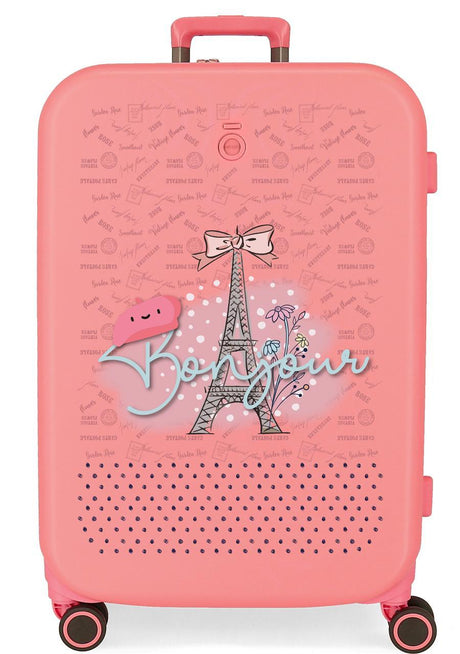 9529222 TROLLEY ABS 70 cm. 4r. ENSO Bonjour Coral