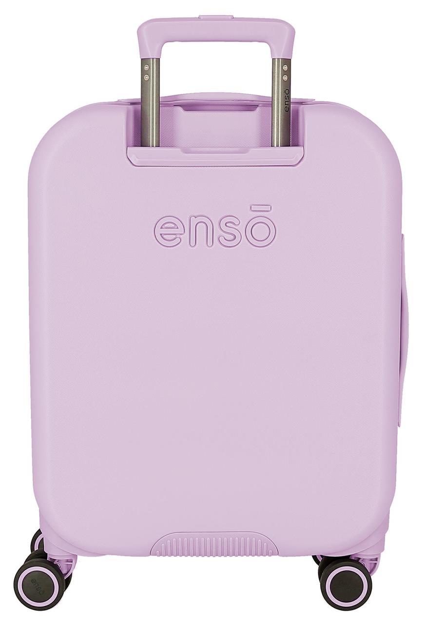 9539123 TROLLEY ABS 55CM. 4R. ENSO CUTE GIRL LILA