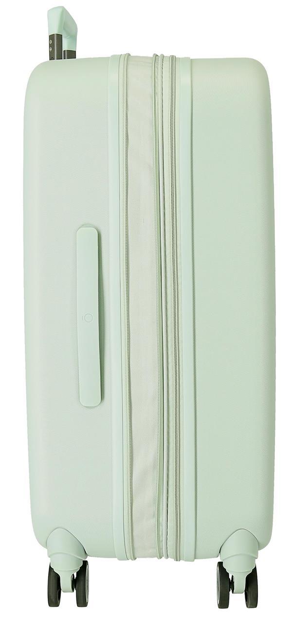 9539224 TROLLEY ABS 70cm. 4r. ENSO CUTE GIRL Mint green