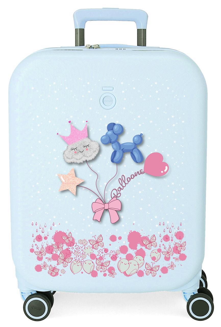 9559121 TROLLEY ABS 55CM. 4r. ENSO BALLONS TURQUOISE