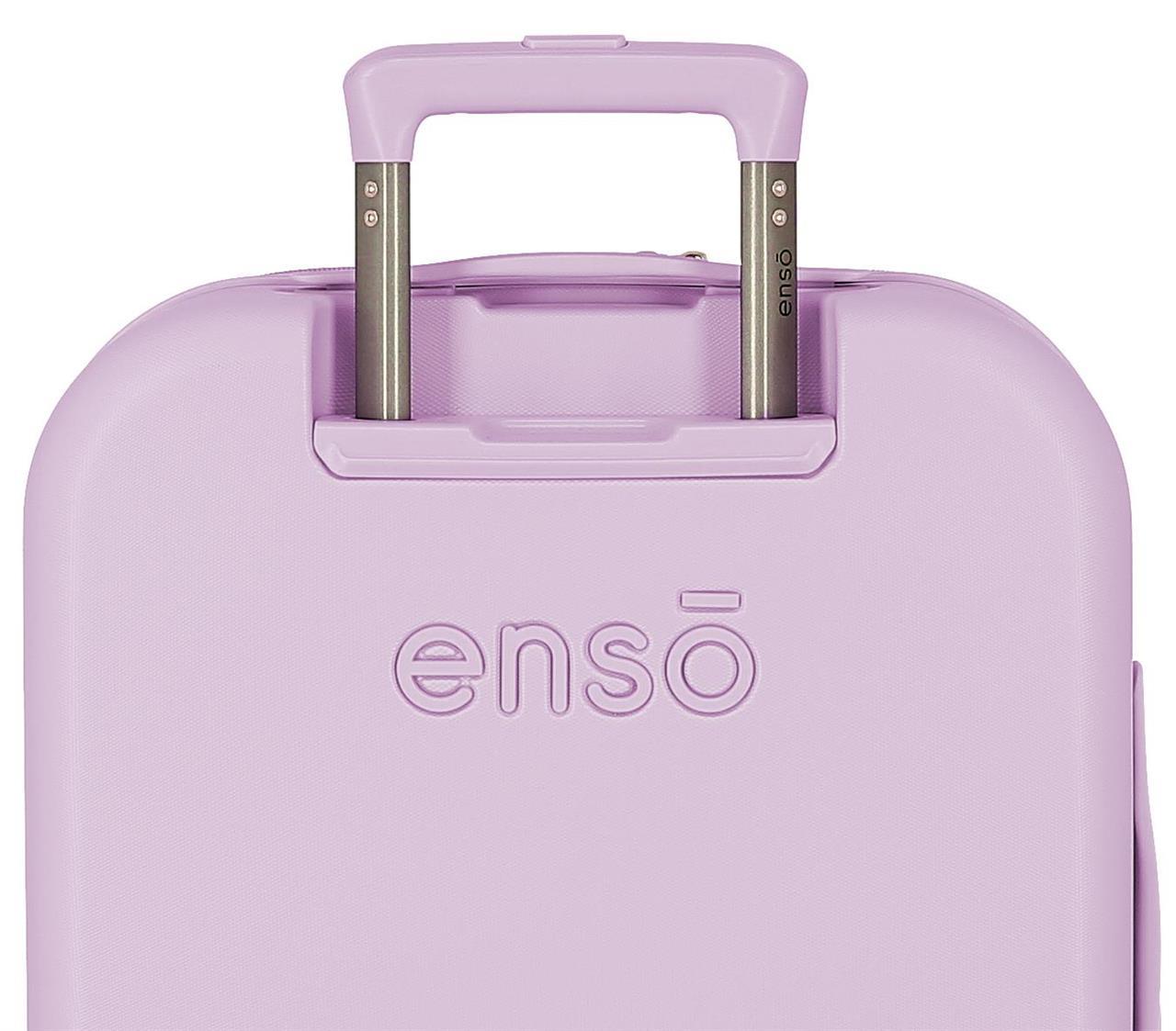 9569123 TROLLEY ABS 55CM. 4r. ENSO LOVE ICE CREAM LILA