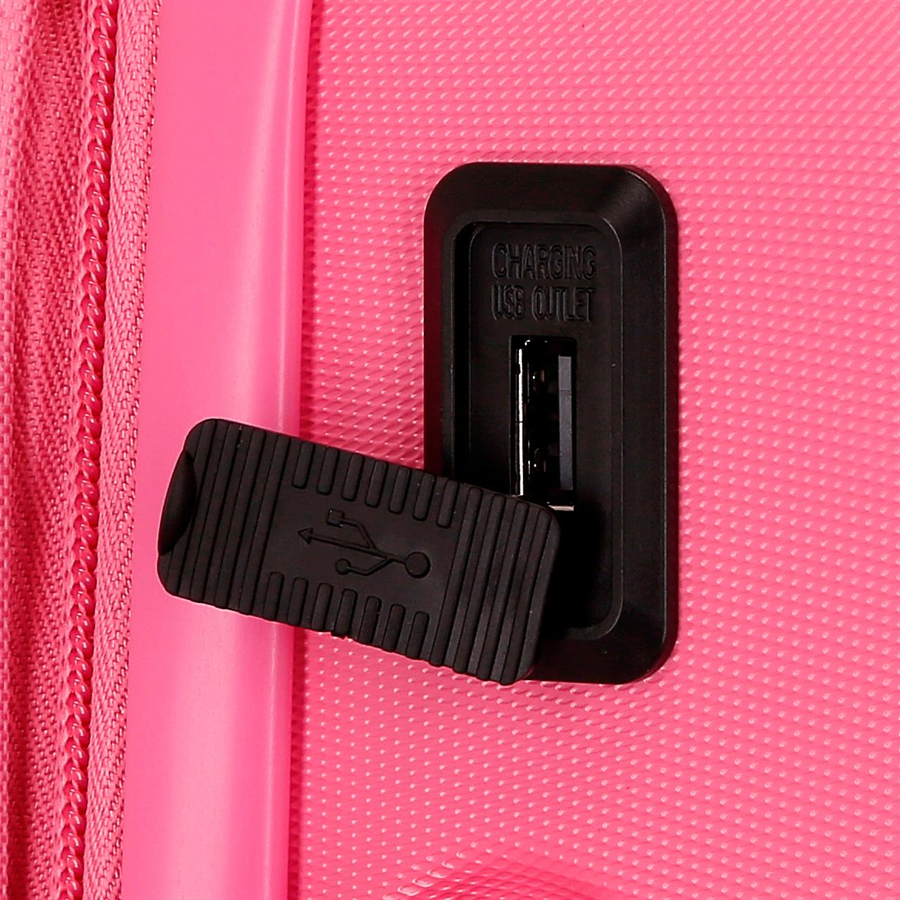 9628625 TROLLEY ABS 55CM. C/exp. 4r. ENSO Annie Fuchsia