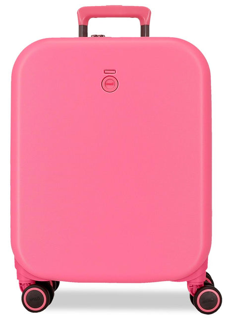 9629125 Trolley ABS 55 cm. 4R. Enso Fuchsia