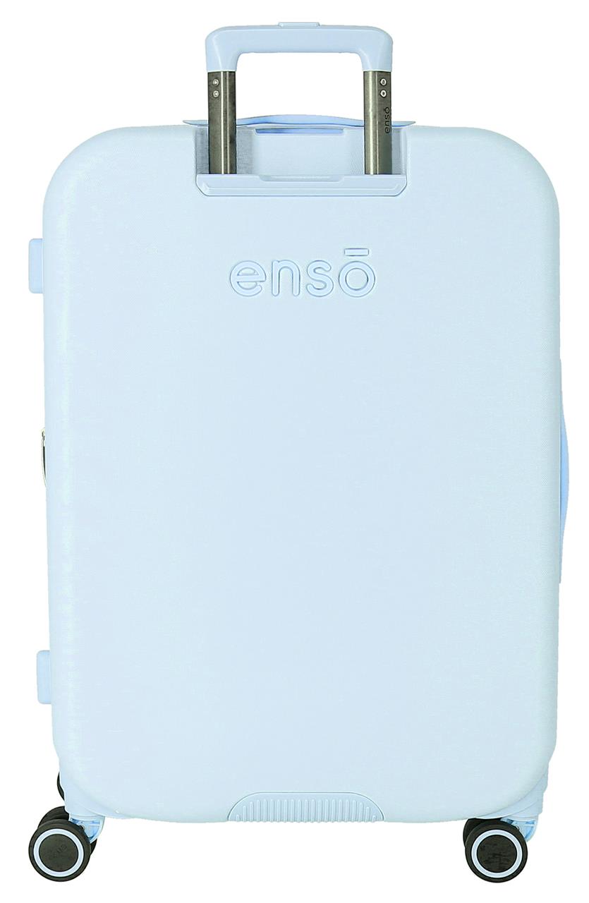 9629221 TROLLEY ABS 70cm. C/exp. 4r. ENSO Annie turquoise