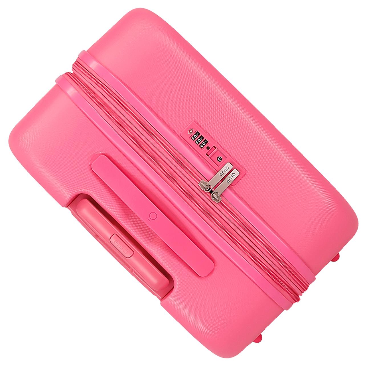 9629225 TROLLEY ABS 70cm. C/exp. 4r. ENSO Annie Fuchsia