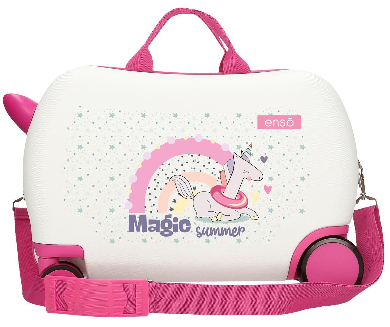 9631023 VALISE INFÉRIEUREABS 4R.(2 MULTI.) 45CM. ENSO ÉTÉ MAGIQUE